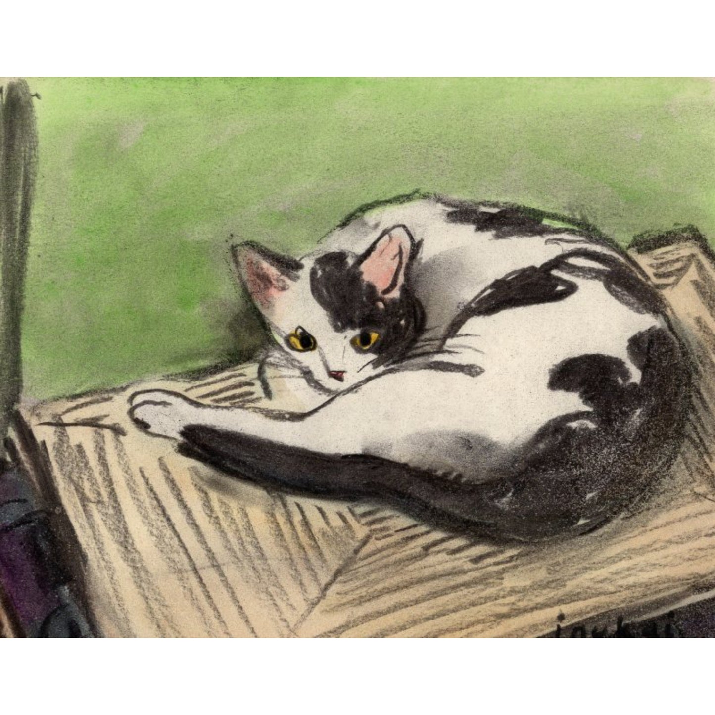 1357 - 9.5" x 7.5" Contact Scholten Japanese Art, NY SOLD