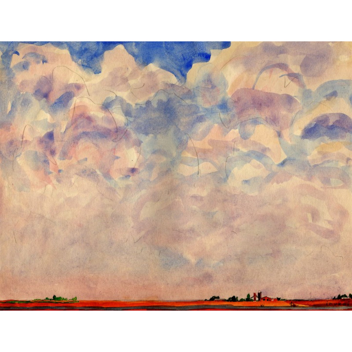 6069 - 11.75" x 8.75"  SOLD